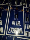 We are Everton Football/Ultras/Casuals/Hooligans 10x5cm Stickers Pack of 25