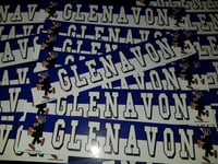 Image 3 of Glenavon Football/Ultras/Casuals/Hooligans 15x3cm Stickers Pack of 25.