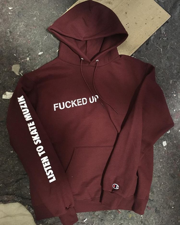 Image of Skate Muzik Fucked Up hoodie 