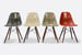 Image of Eames Set of 4 Side Chair in different colors Vintage fiberglass 