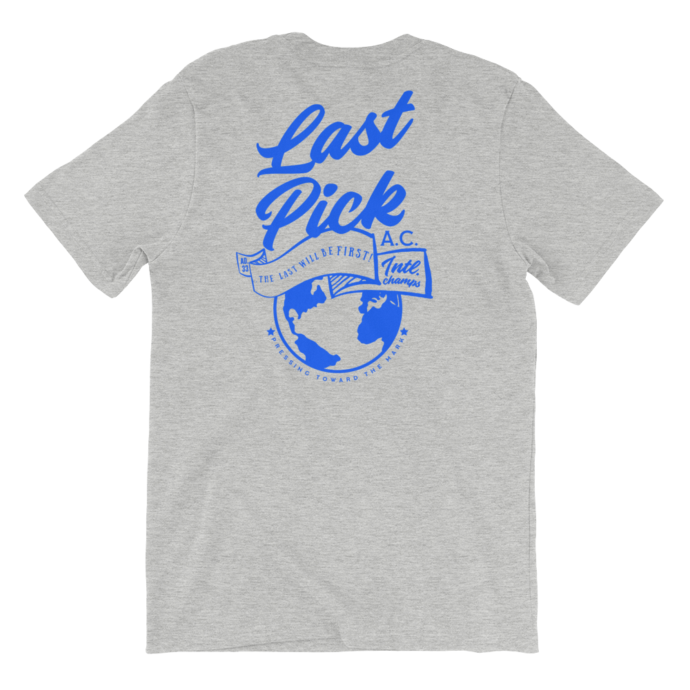 Image of Last Pick Collection: Squad Shirt Athletic Heather/ Blue