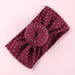 Image of ROCK BOTTOM BLOWOUT Puff Ball Wide Nylon Polka Dot Headbands 