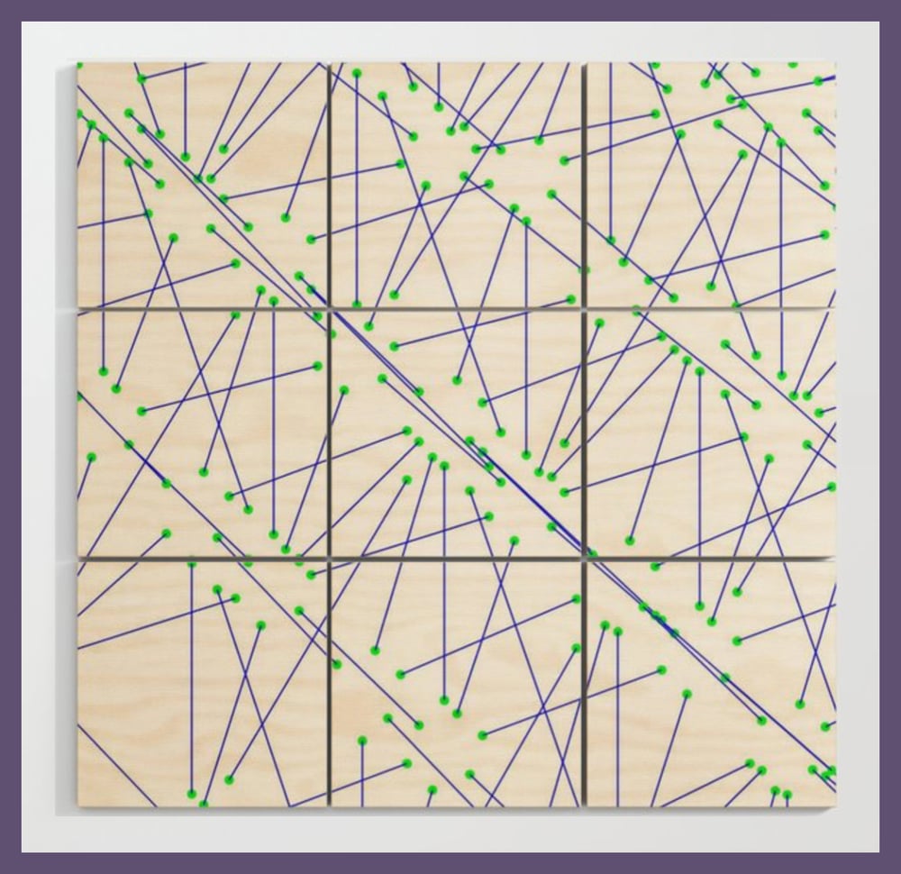 Image of Vector Wood wall art ✳️