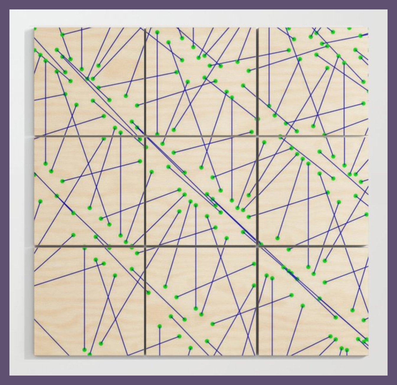 Image of Vector Wood wall art ✳️