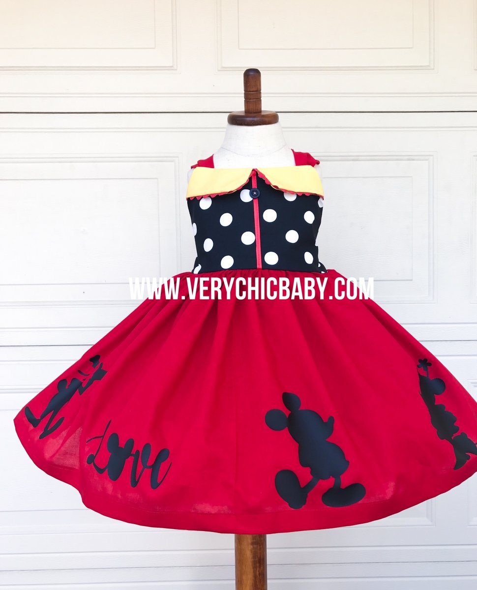 Mickeys Clubhouse Dress VeryChicBaby