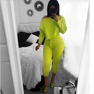 Image of Neon chill sweater set 