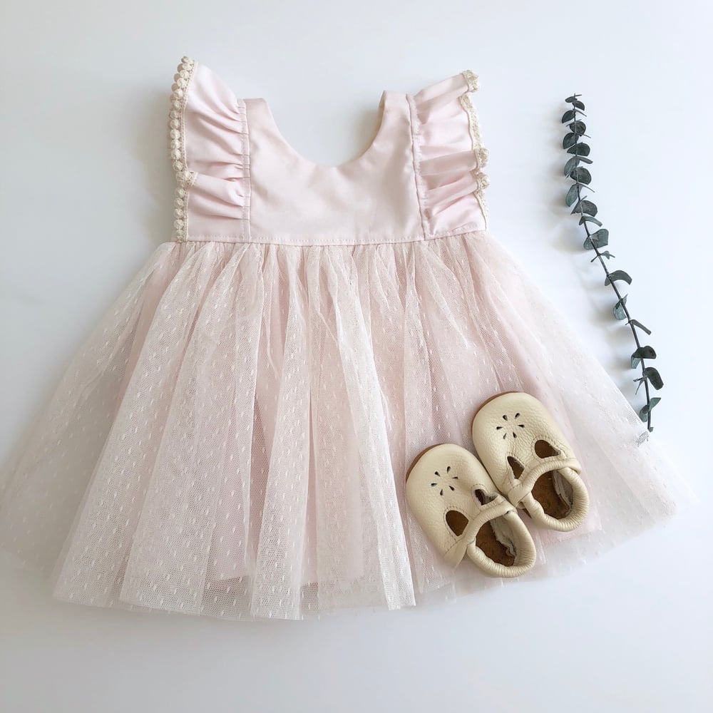 Joy Marie Clothing | Special occasion dress in blush