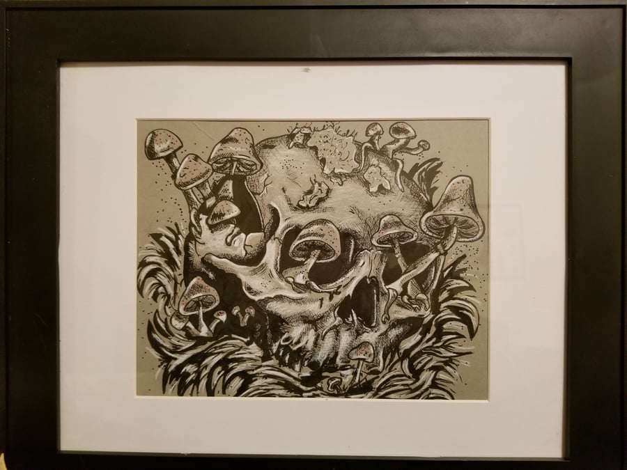 Image of Mushroom skull