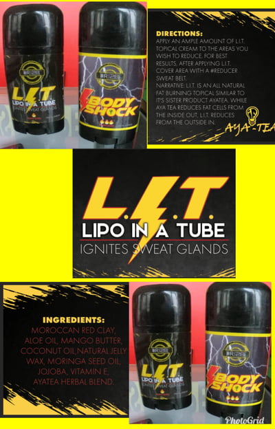 Image of L. I. T. /Body Shock (Workout Sweat Enhancer Cream) 