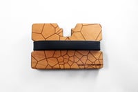 Image 2 of Voronoi - Flexband Wooden Wallet Credit Card Holder/Phone Stand