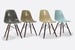 Image of Eames Herman Miller Fiberglass Chairs in a set of 4 in sale