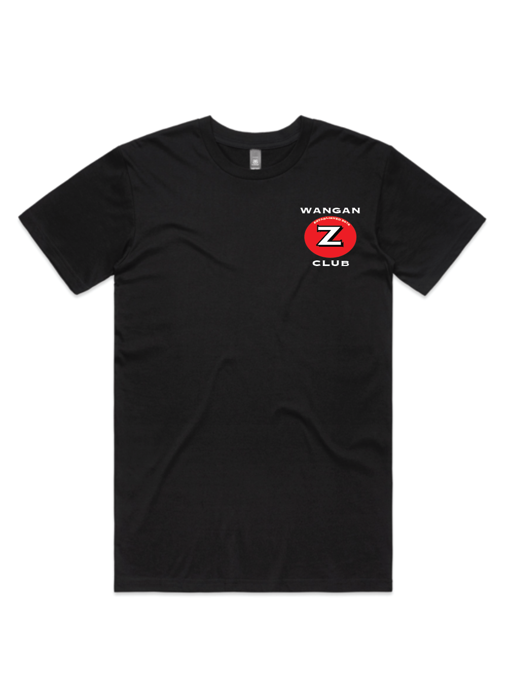 Image of Wangan Z Club "Red Logo" T-Shirt (Black) 