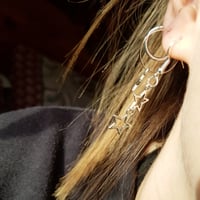 Image 3 of Silver Star Earrings