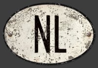 Magnetic Netherlands 'NL' Badge, Standard 180x120mm