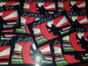 Larne FC Casuals/Ultras 10x6cm Football Stickers. Pack of 25.