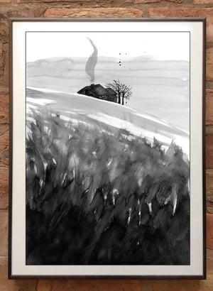 'Wuthering Heights' Print / Top Withens / A3