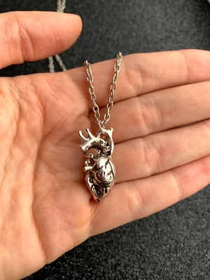 Image of Anatomical Heart necklace