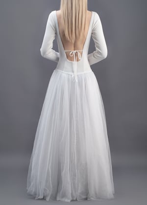 Image of Sophie Tulle Long Dress White - PLEASE INQUIRE