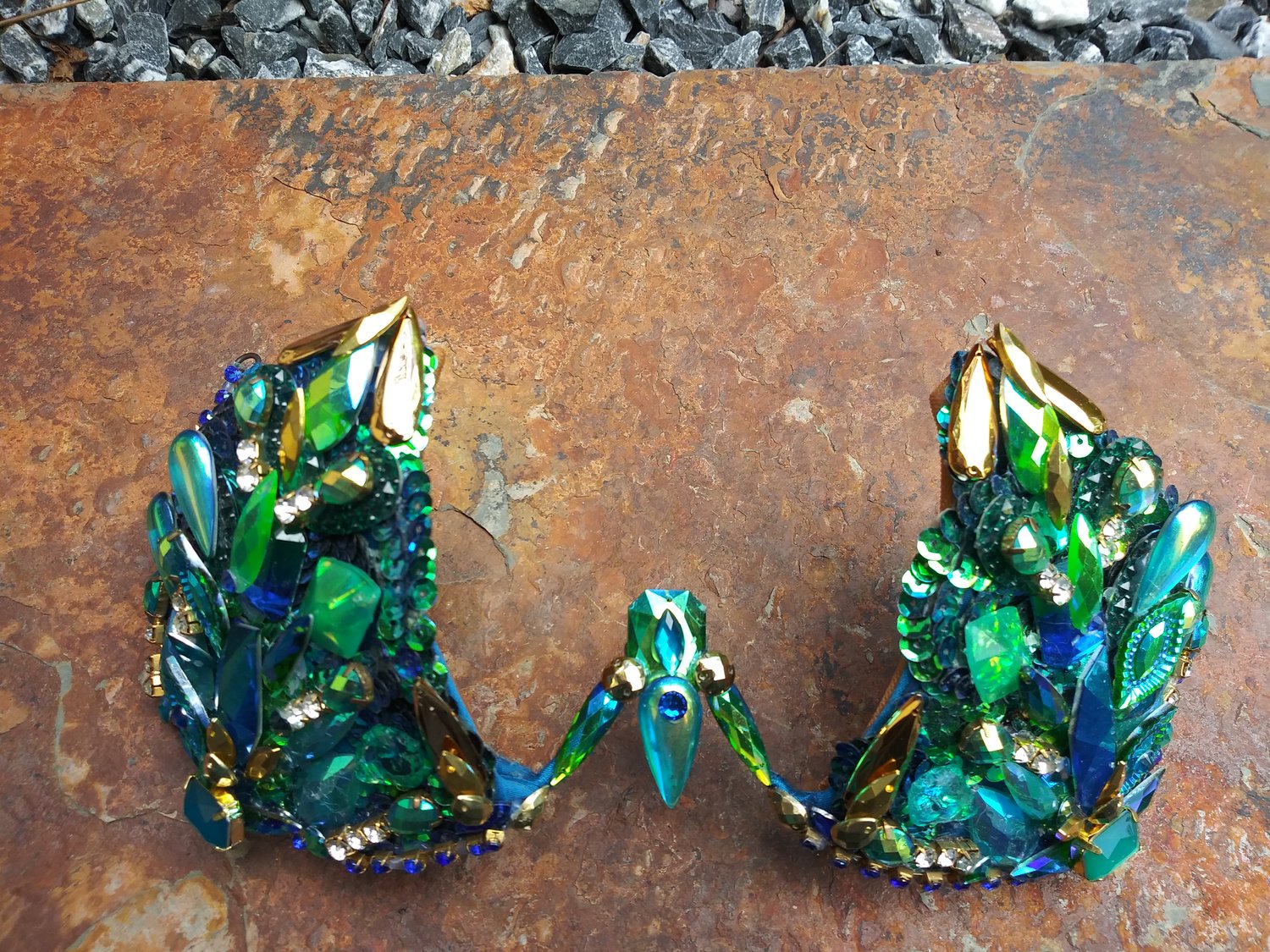 Image of Blue Shimmer Bra