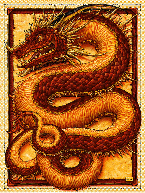 Image of "Serpentine" Art Print