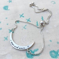Image 2 of crescent luna bracelet