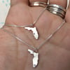 tiny florida necklace