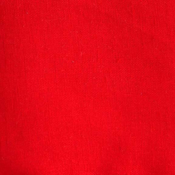 Image of Linen Fabric Square for Crewel Embroidery - Geranium Red