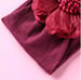 Image of Wide Nylon Fabric Flower Headbands- 7 colors