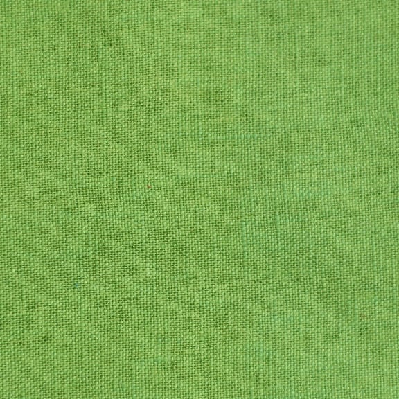 Image of Linen Fabric Square for Crewel Embroidery - Grass Green