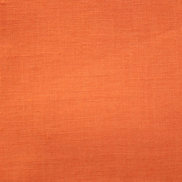 Image of Linen Fabric Square for Crewel Embroidery - Tangerine