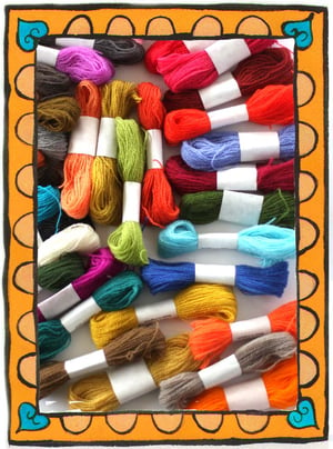 Image of Crewel Wool Embroidery Thread - 40 Colors
