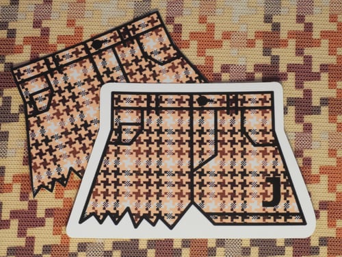 Image of Houndstooth Rust Plaidypus