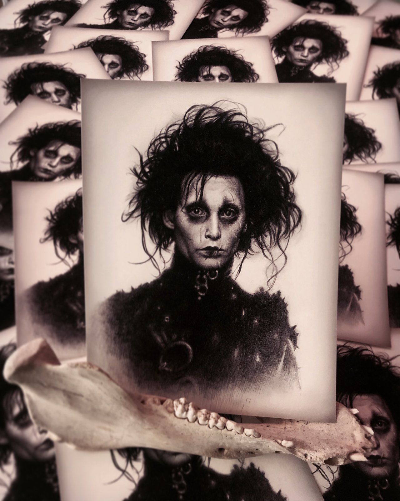 EDWARD SCISSORHANDS' - 9 x 7” - Miniature Open Edition Museum
