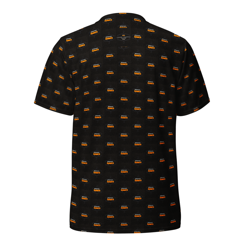 OSHODI COUTURE - ICONIC BUS MOSAIC V-NECK SPORTS JERSEY II