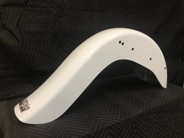 Image of stretched Softail Rear fenders, please note year in comments 