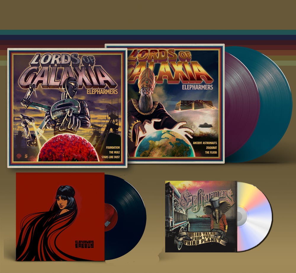 Image of The Weird Galactic Trilogy: 2 LP ALBUM + 1 CD