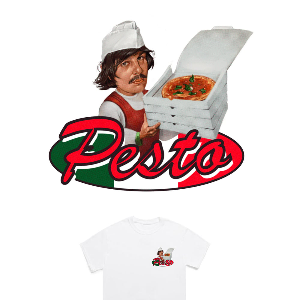 Image of Calcutta: Pizza Pesto T-Shirt