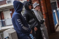 Image 1 of Small Navy Loud N Lit Tracksuit