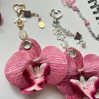 Image 2 of Orchid Flower Keychain
