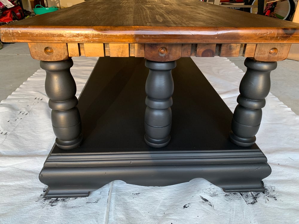 Image of Two-Toned Eclipse Wood Coffee Table 