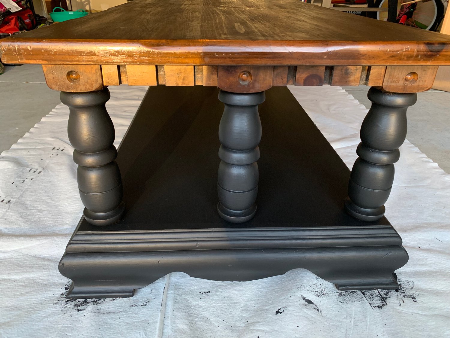 Image of Two-Toned Eclipse Wood Coffee Table 