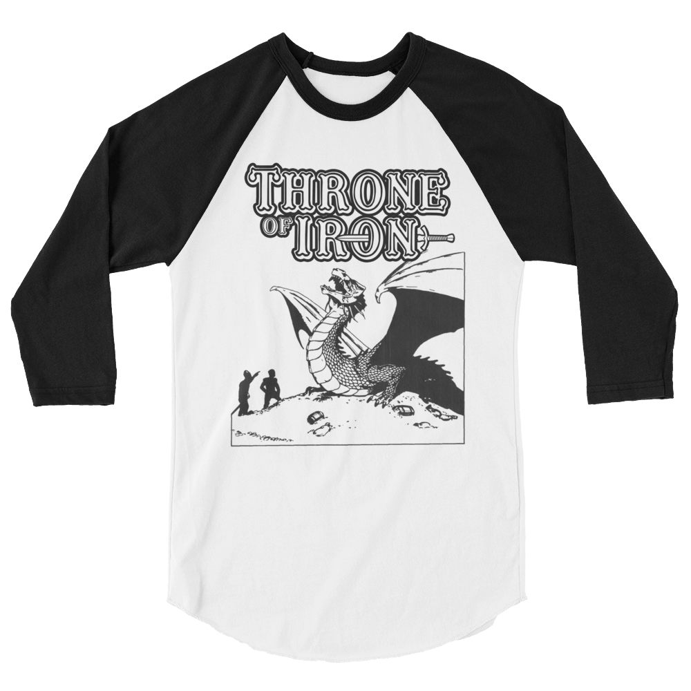 Image of Throne Of Iron Demo Cover 3/4 sleeve shirt
