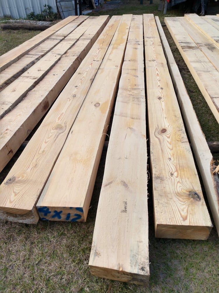 Image of (Longleaf) Pine beams 