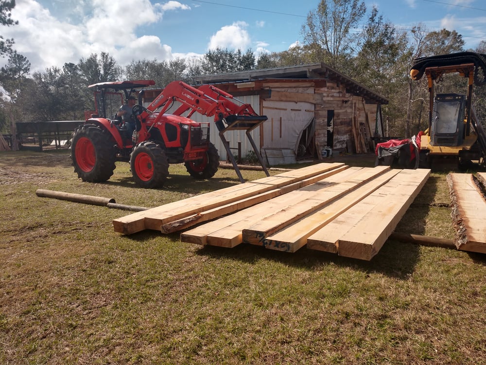 Image of (Longleaf) Pine beams 