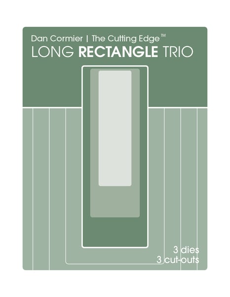 Image of Long Rectangle Trio Die Set