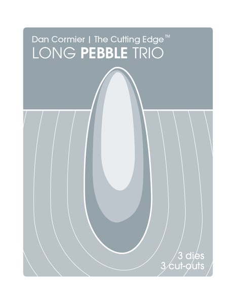 Image of Long Pebble Trio Die Set