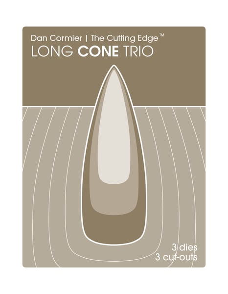 Image of Long Cone Trio Die Set