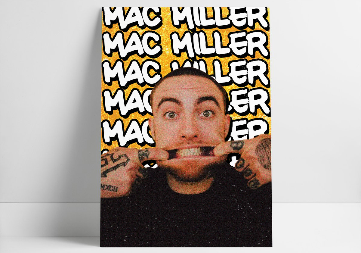 Mac Miller Poster Devin Moore Design