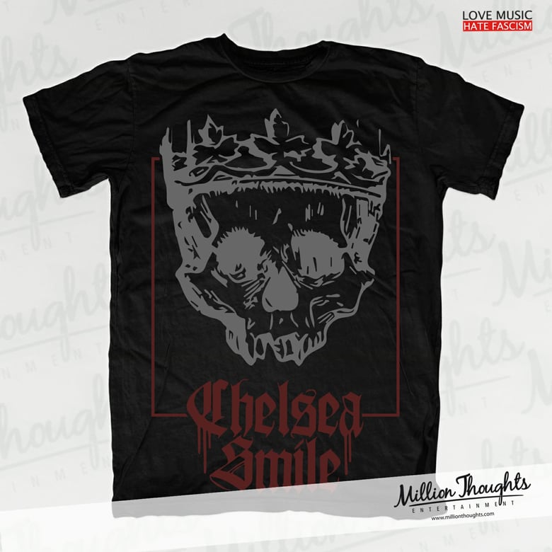 Image of "Skull crown" design t-shirt