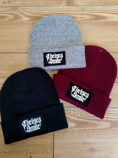 Image of "Chelsea Smile" logo patch beanie